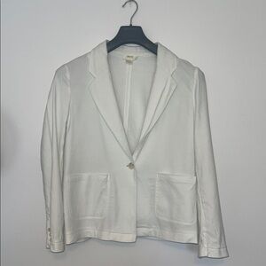 Maeve Anthropology Blazer Size Medium in Cream Color